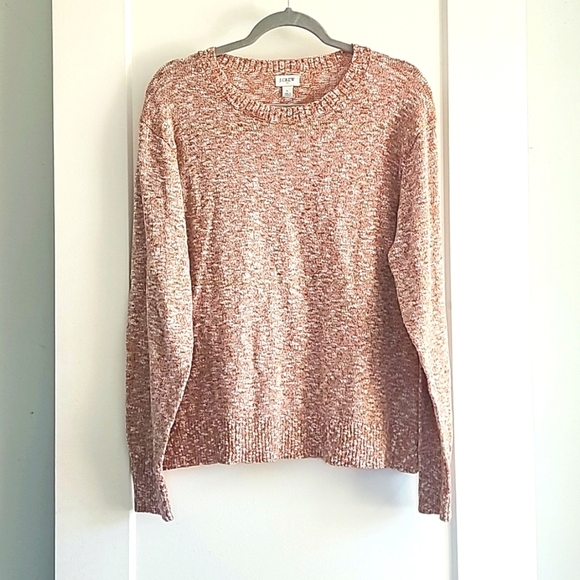 J. Crew Women's Knit Sweater in Cream and Brown - Picture 2 of 5